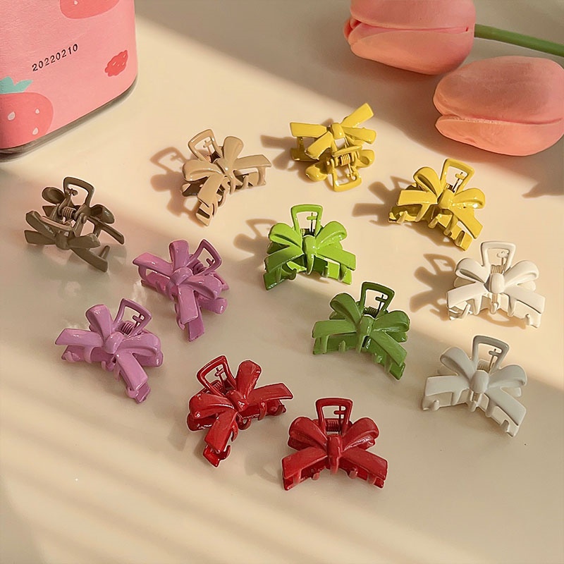 Escaping Princess Sweet Cute Bow Fashion Penjepit Sederhana