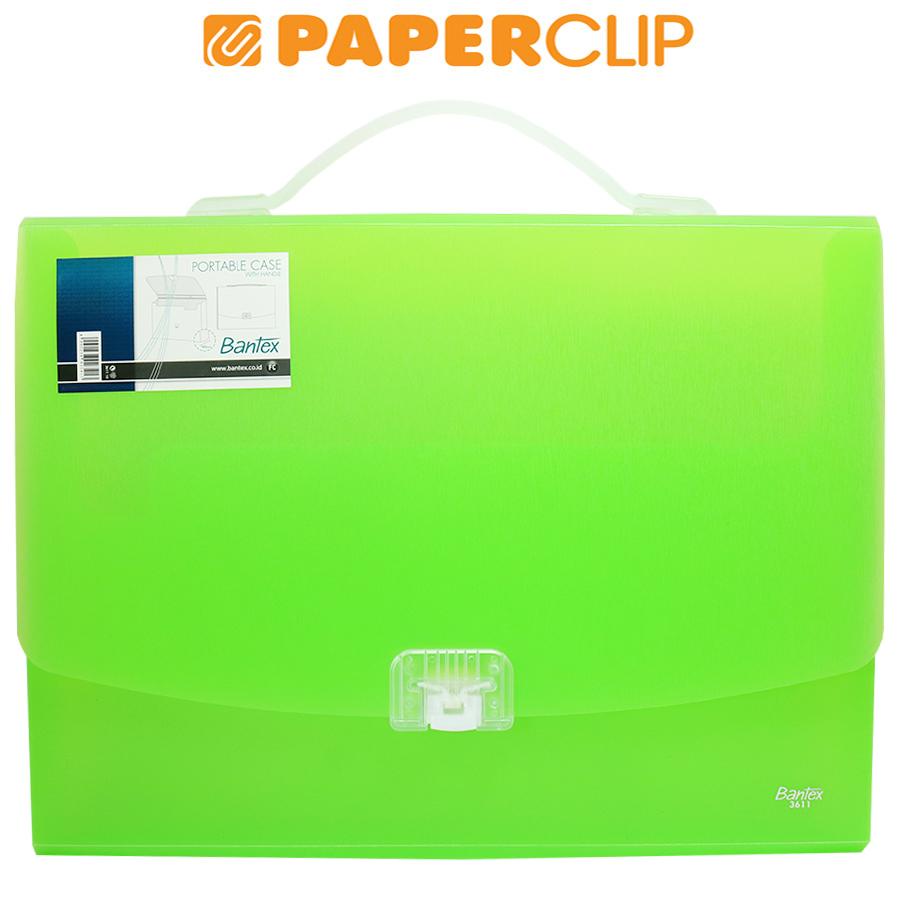 

CARRY BAG / DOKUMEN FILE CASE HANDLE BANTEX 3611 FOLIO 15 GREEN