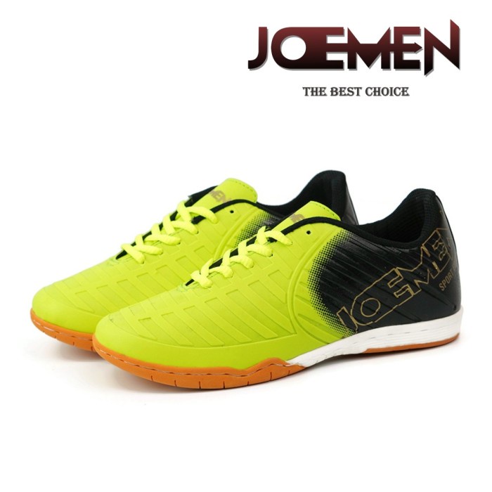 Sepatu Futsal Pria Original Joemen J69 Sepatu Sport Kekinian - Hijau, 43