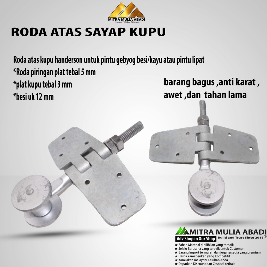 Roda Atas Sayap Kupu