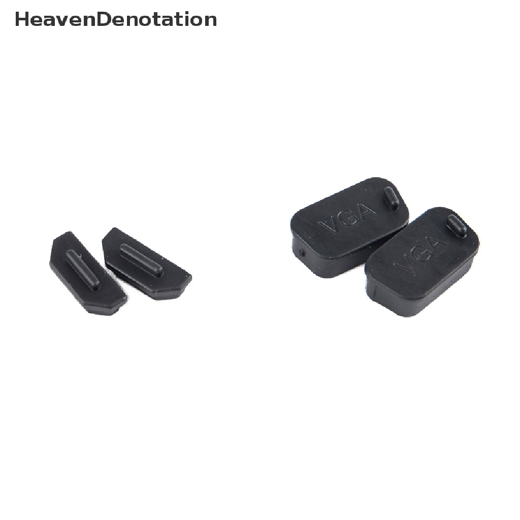 [HeavenDenotation] 10pcs USB VGA HDMI Socket Penutup Pelindung Konektor Port Karet Tutup Debu HDV