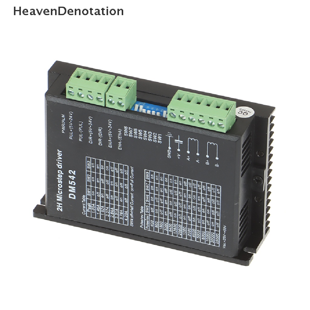 [HeavenDenotation] Dm542 Stepper Motor Controller 2-phase Digital Stepper Motor Driver HDV