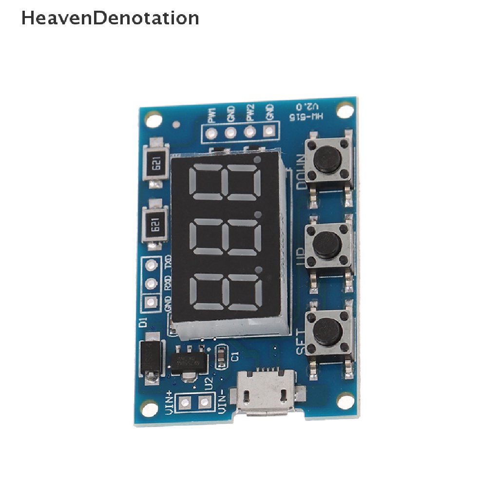 [HeavenDenotation] Generator DC 5-30V Micro USB PWM 2channel Modul Papan Frekuensi Digital HDV