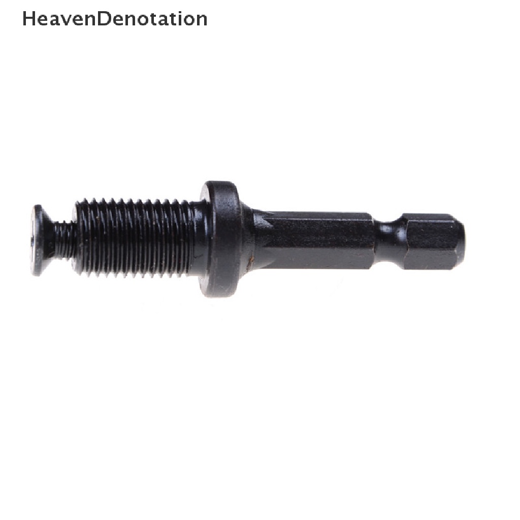 [HeavenDenotation] 1per4 &quot;Hex Shank Adapter Male Thread Screw Untuk Chuck Bor 6mm, 10mm, 13mm 3per8&quot; -24UNF HDV