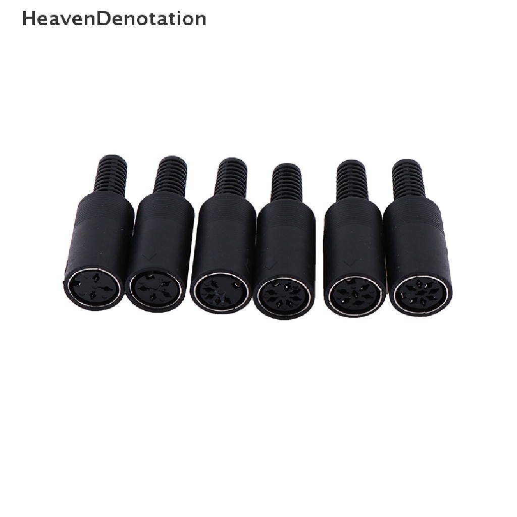 [HeavenDenotation] Konektor Soket Colokan Din3 /4,5,6,7 /8 PIN Male/Female Dudukan Kabel Sasis HDV