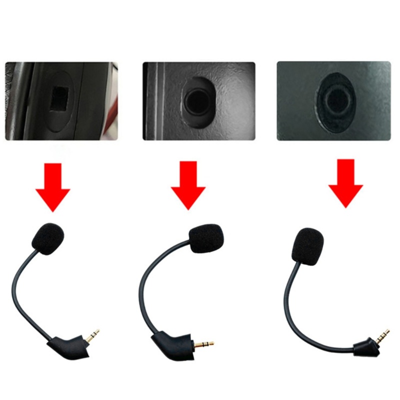 Cre Mikrofon Game Pengganti Mic 3.5mm Untuk Hyper X Cloud II Wireless Gaming Headset Detachable Microphone Accessories