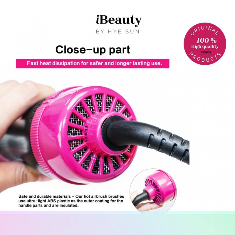 iBeauty Hot Hair Blow Auto Rotating Air Styler - 3in1 Catok HairDry &amp; Curler