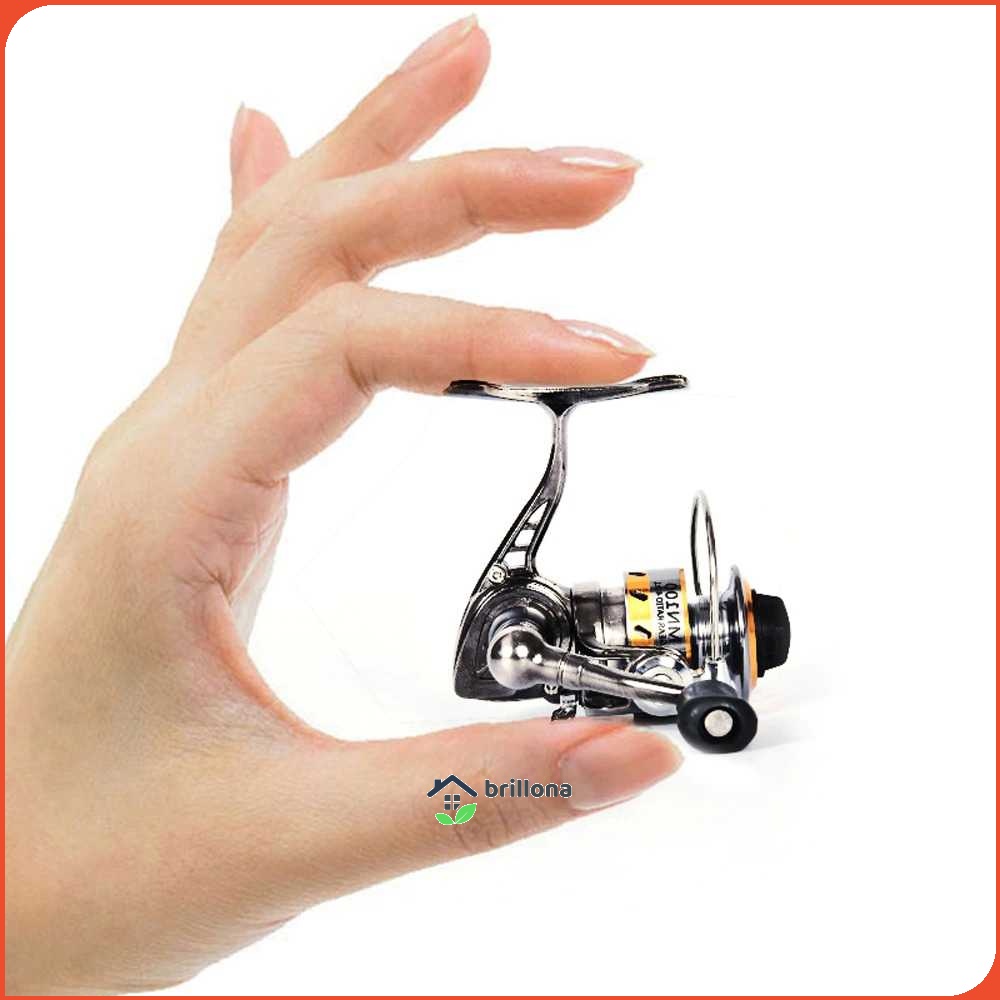 FuYang Reel Pancing Mini Spinning Fishing Reel 4.3:1 Gear Ratio - MN100