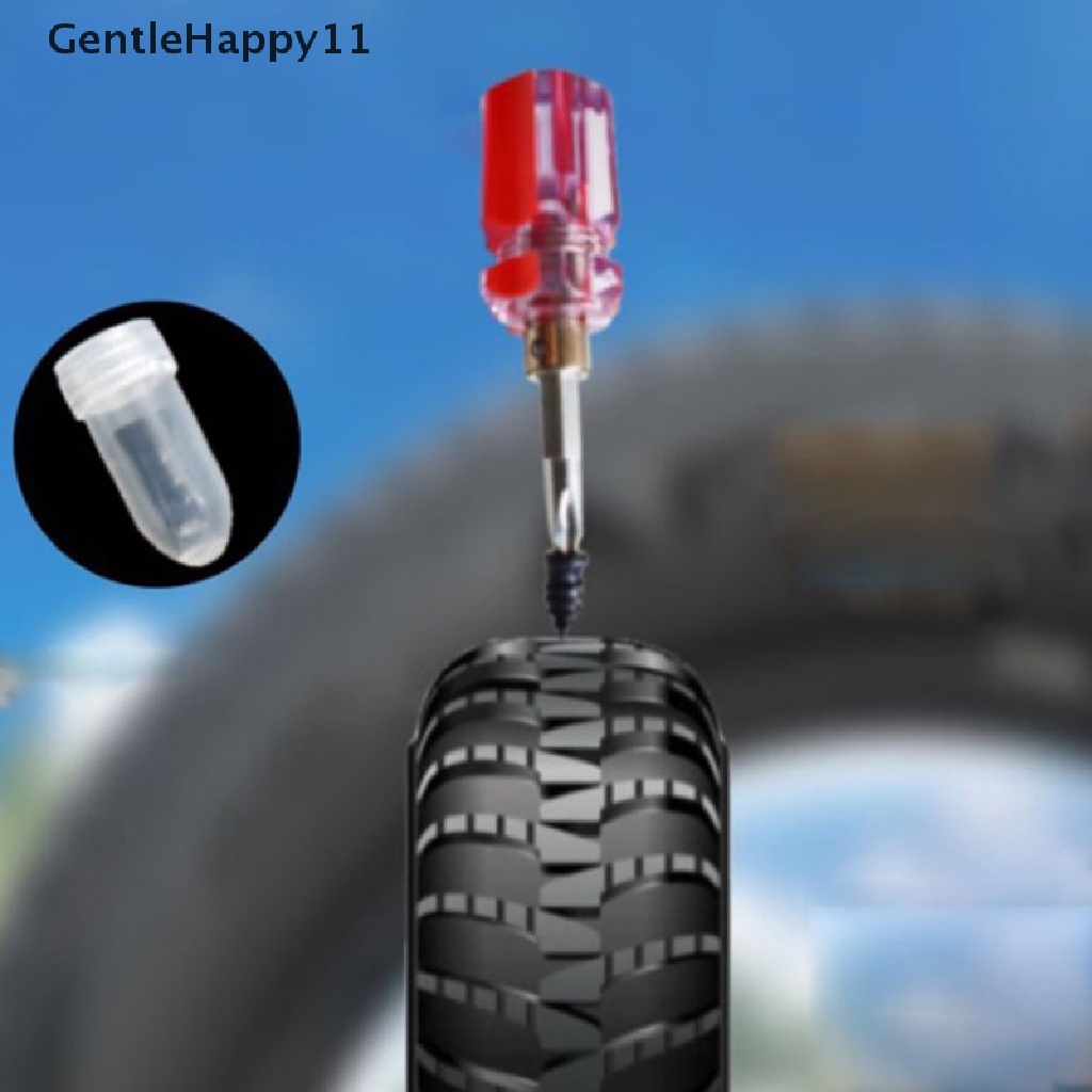 Gentlehappy 10pcs Vacuum Tyre Repair Nail Perbaikan Tusukan Ban Sepeda Tubeless Karet Paku id