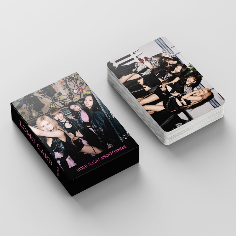 55pcs/set Kpop Blackpink Coachella Photocards 2023 Konser HD Koleksi Kartu Lomo JENNIE ROSE LISA JISOO Show Album Card Blackpink