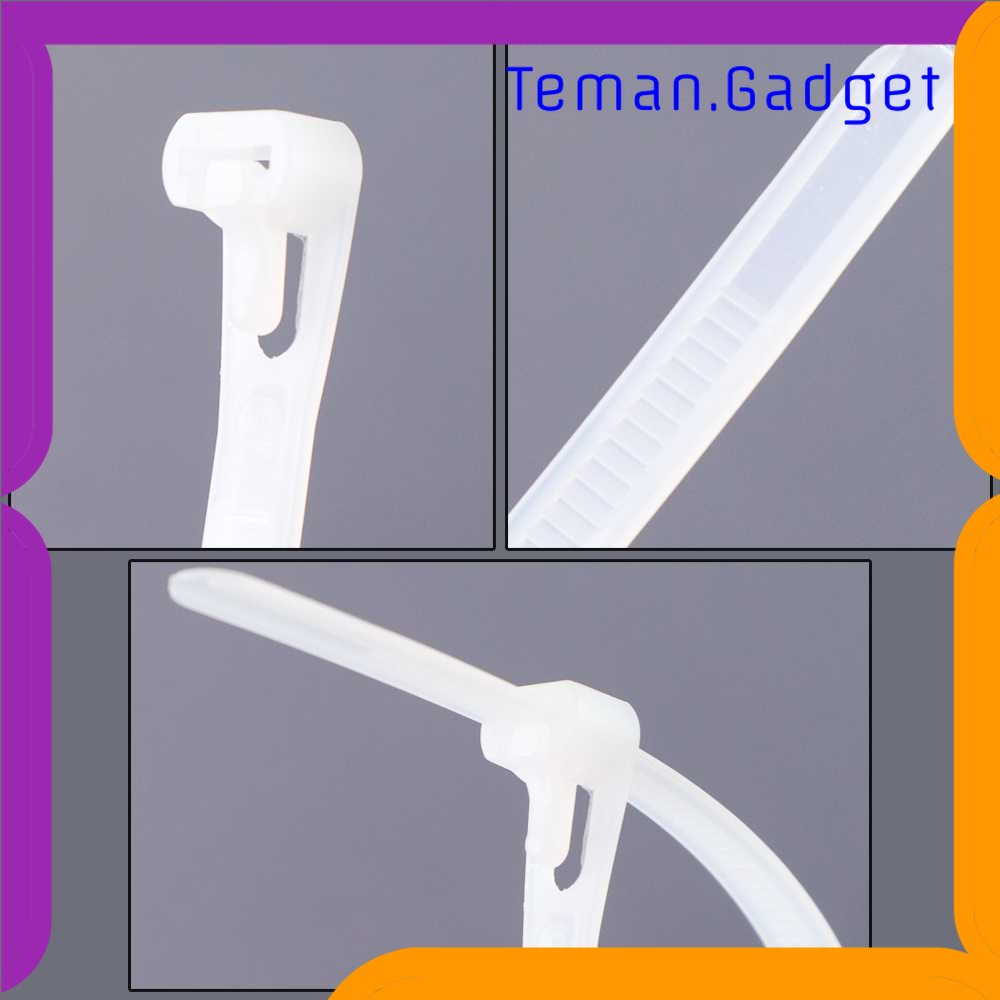 TG - ATK TaffGUARD Kabel Ties Cable Organizer Reusable 8 x 200 mm 100 PCS - NL8