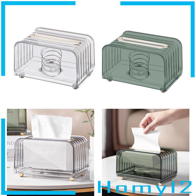 [HOMYL2] Kotak Tissue Cover Persegi Panjang Tempat Penyimpanan Tisu Modern Untuk Dekor Meja