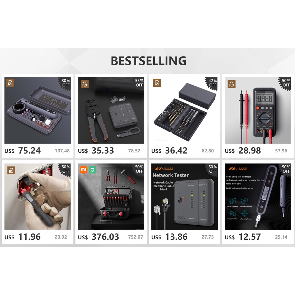 Xiaomi JIMI JM-GNT80 80in1 Obeng Presisi Serbaguna DIY Rumah Obeng 72PC S2 Alloy Steel Drill Bit Dengan 2batang
