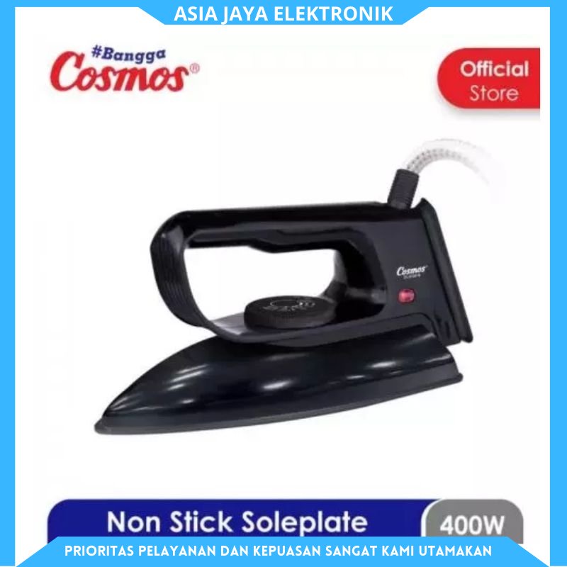 COSMOS Setrika CI-3120 N/CI-3130 N Non Stick Soleplate Setrikaan Anti Lengket