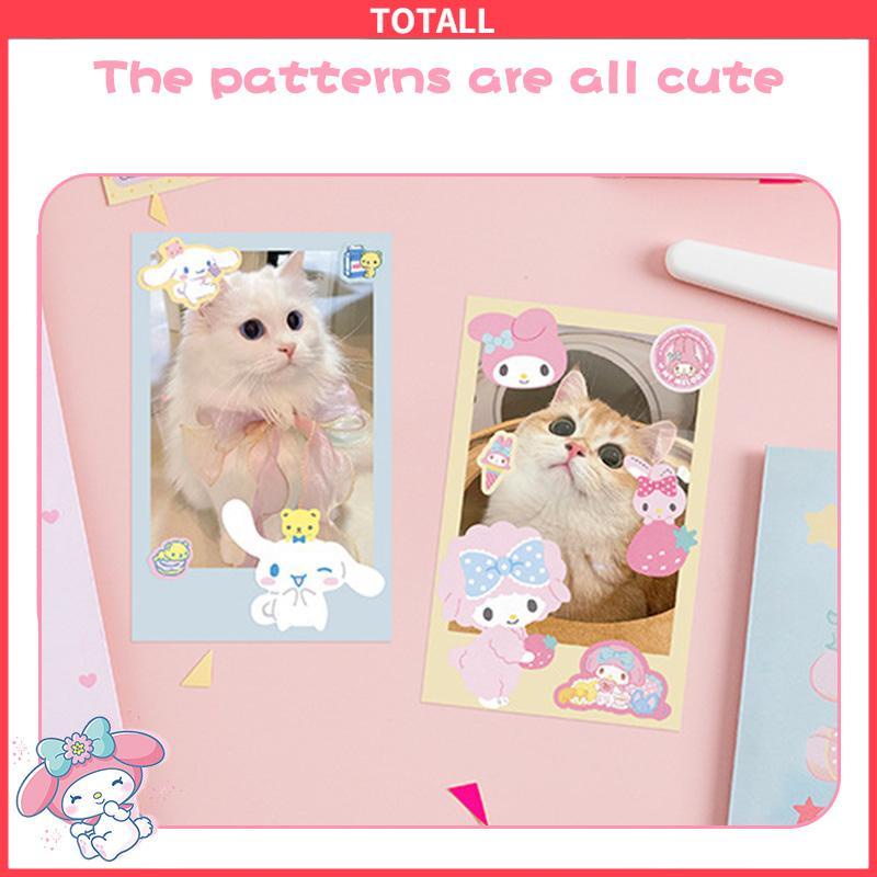 COD 450pcs Stiker Kuromi Waterproof Kartun ekorasi DIY Sanrio MELODY CINNAMOROLL Purin-Totall