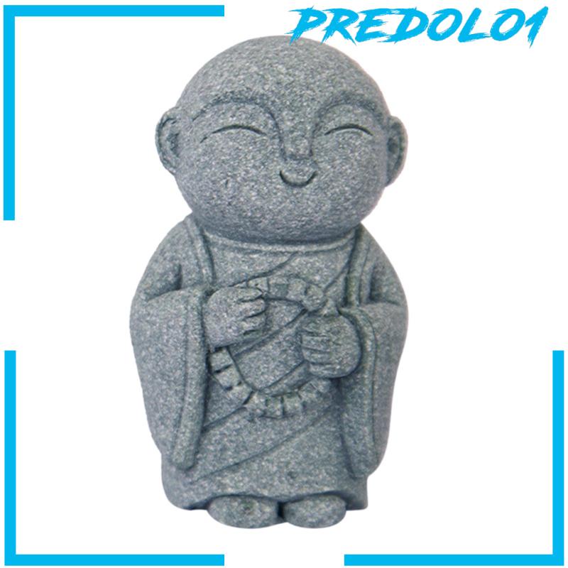 [Predolo1] Patung Monk Hiasan Tangki Ikan Buddha Mini Untuk Taman Teahouse Tabletop