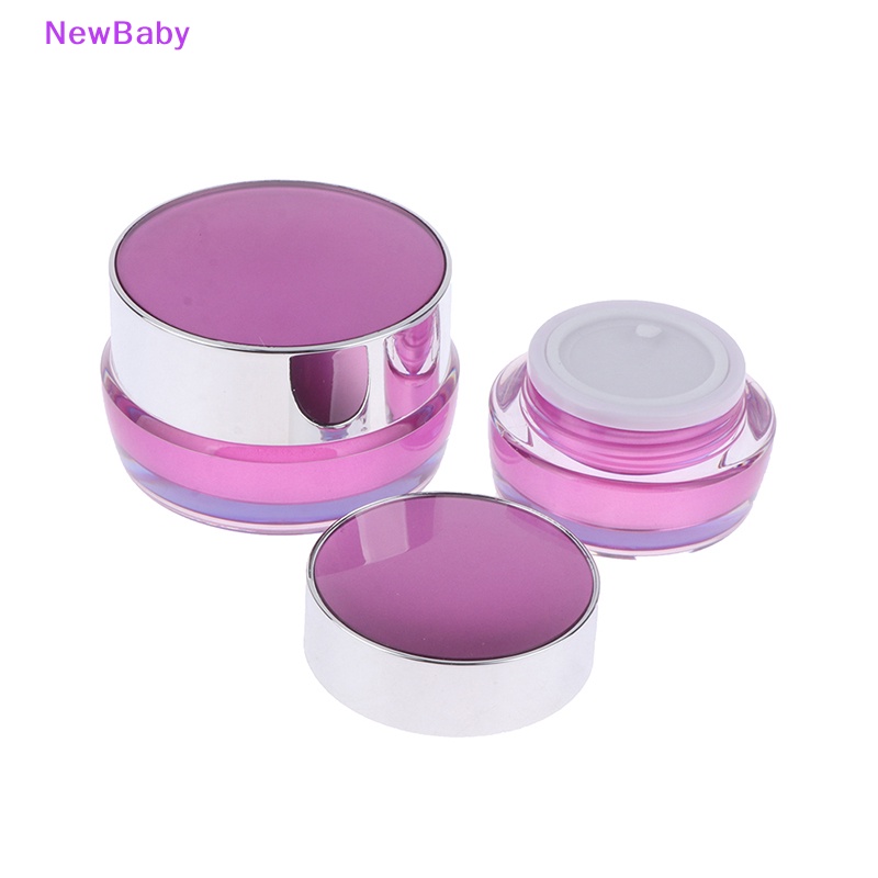 Newbaby 1PC Jar Cream Mata Kosong Wadah Makeup Pot Botol Isi Ulang Cream ID