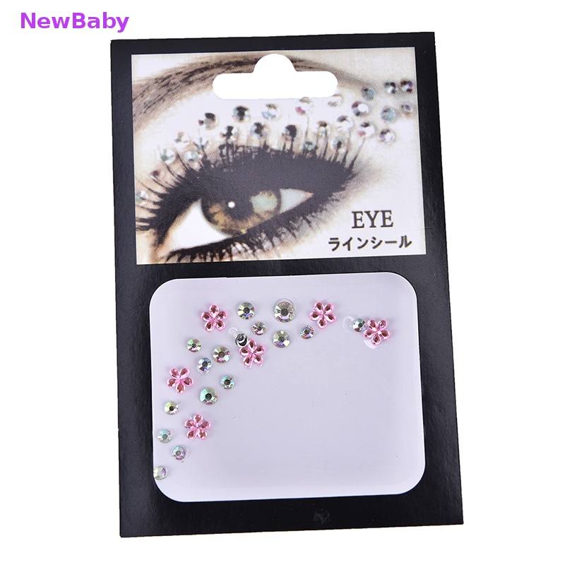 Newbaby 1pc diamond eyeshadow face er Mata Kristal Tato er eyes makeup  Id