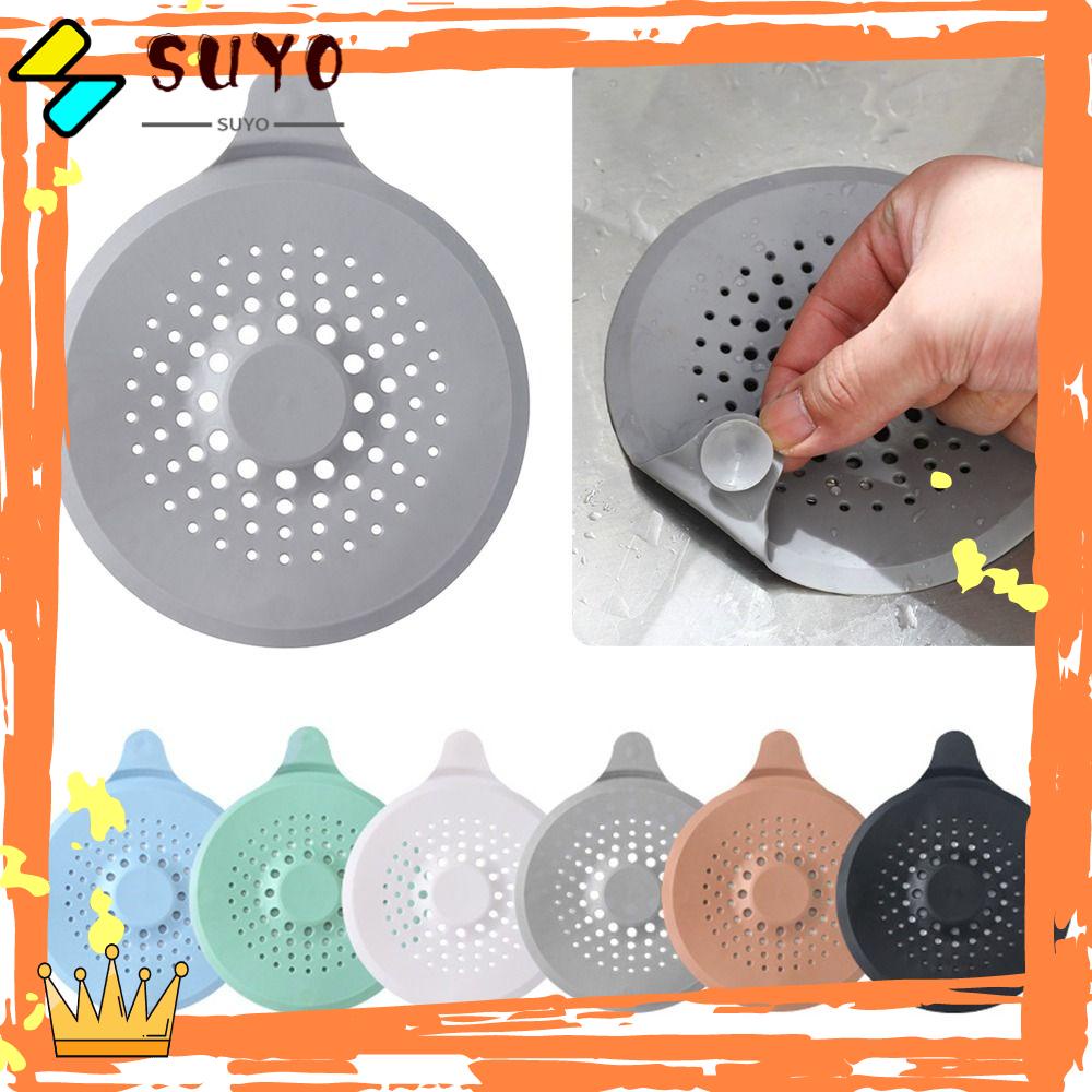 Suyo 2pcs Plug Wastafel Air Tahan Lama Perlengkapan Kamar Mandi Kamar Mandi Dapur Bentuk Ikan Gurame Penutup Saluran Air