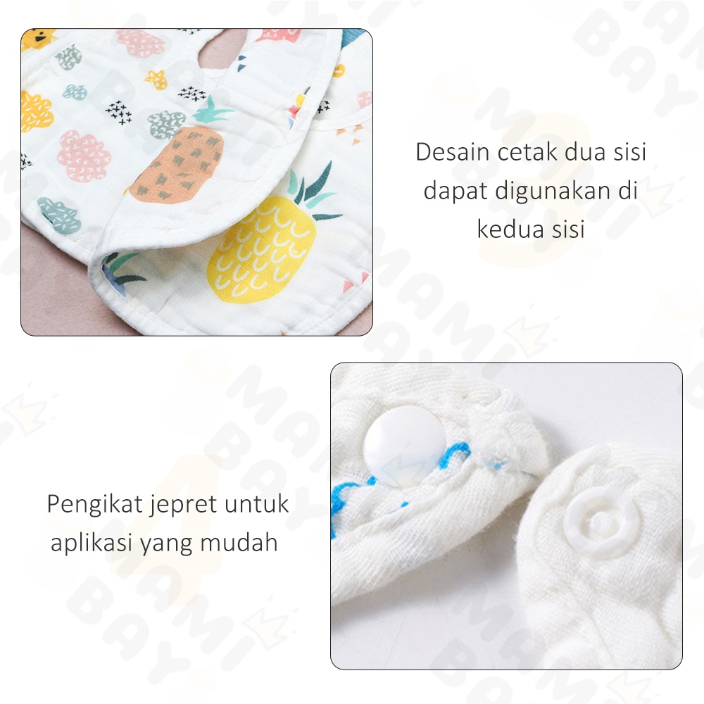 Mamibayi celemek makan bayi slabber bayi motfi lucu alat makan bayi