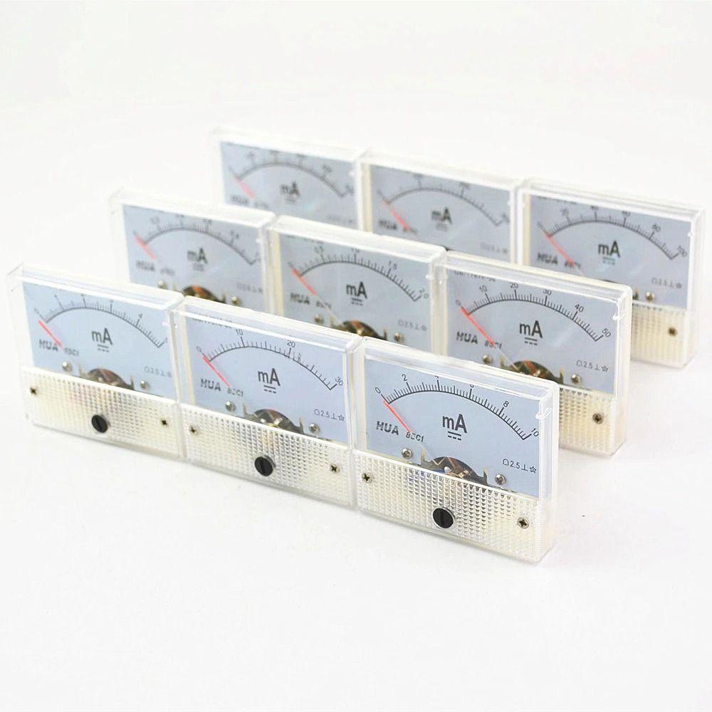 POPULAR Populer DC Amp Meter Kepala Ammeter Portable 1mA 2mA 10mA 20mA 50mA 100mA Ammeter Panel