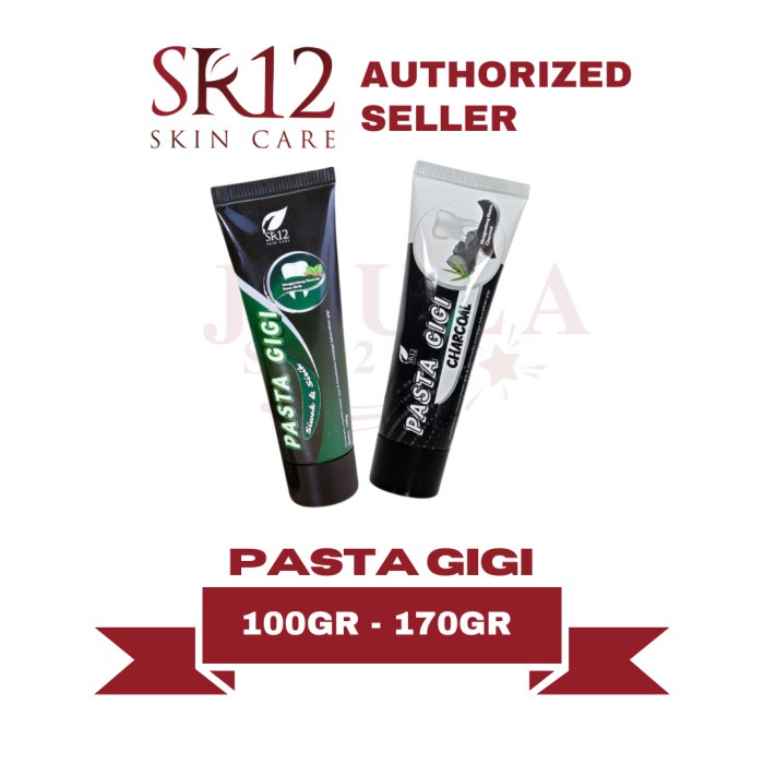PASTA GIGI SR12 PASTA GIGI SIWAK SIRIH SR12 PASTA GIGI CHARCOAL SR12 PASTA GIGI HERBAL