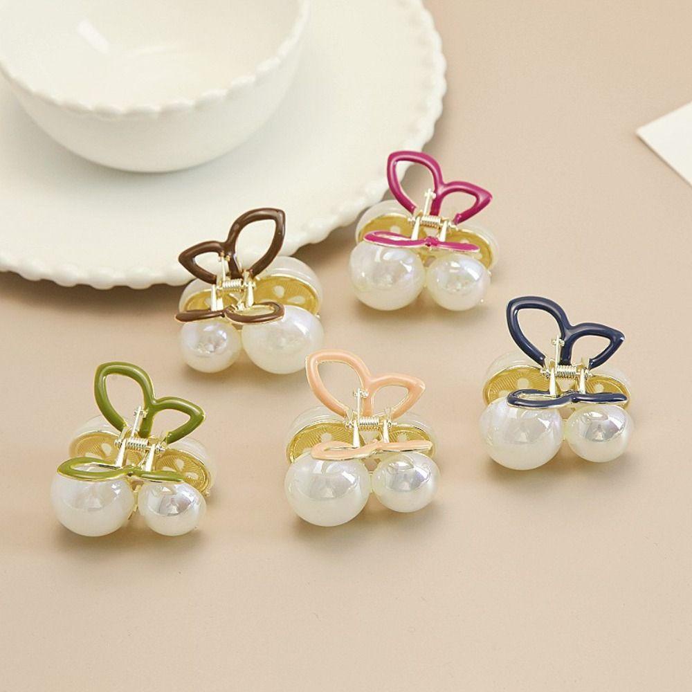 Mxbeauty Klip Rambut Kupu-Kupu Lucu Retro Rambut Sanggul Tetap Klip Elegan Tinggi Ponytail Tetap Klip Rambut Kecil Ambil Cakar Rambut Kecil