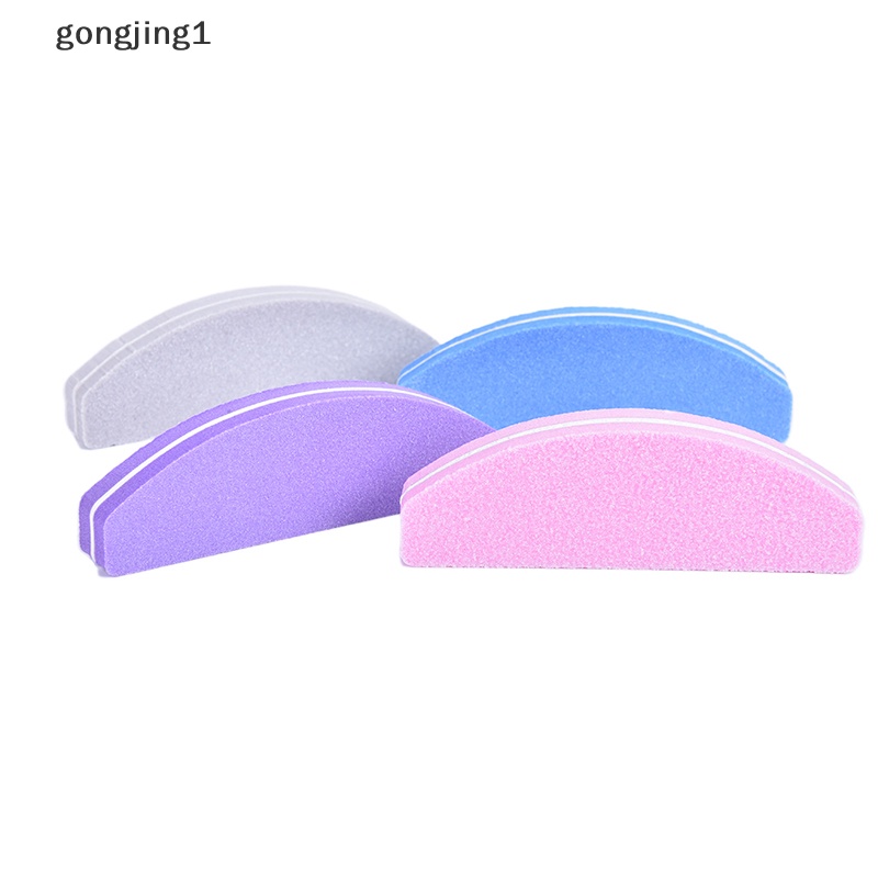 Ggg 5pcs New Spons Nail Art Tips Buffer Sanding Nail Buffer Block Files Spons ID