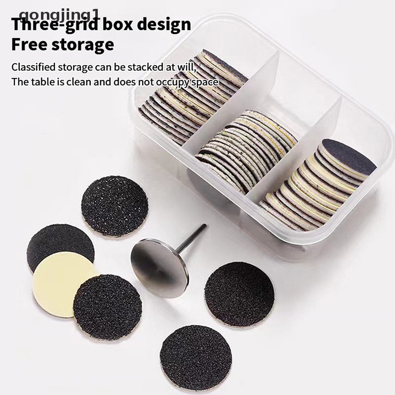 Ggg 60Pcs Amplas Sanding Disc Gerinda Listrik Kaki Kulit Mati Grinder Files ID