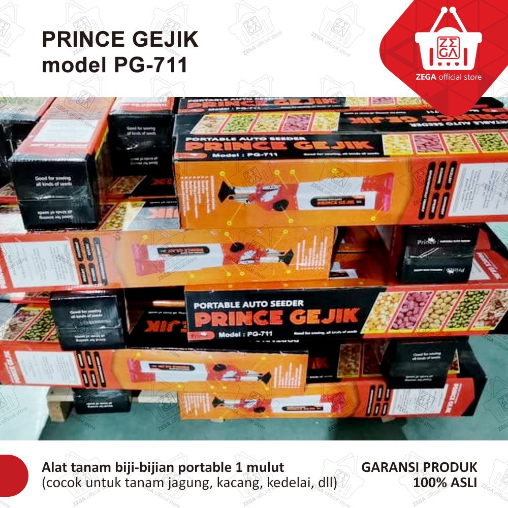 FREE MINI GOLD PEMBELIAN PERTAMA Alat tanam Jagung / kacang / padi / biji-bijian portable (gejik) merk PRINCE GEJIK