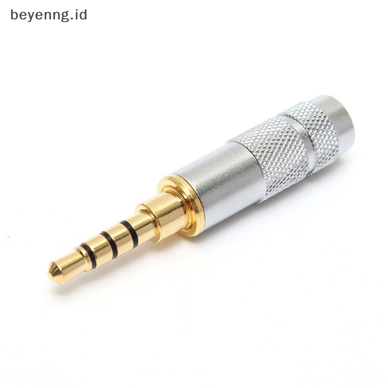 Beyen Fashion 4pole 3.5mm Stereo Headphone Male Plug Jack Audio Solder Konektor ID