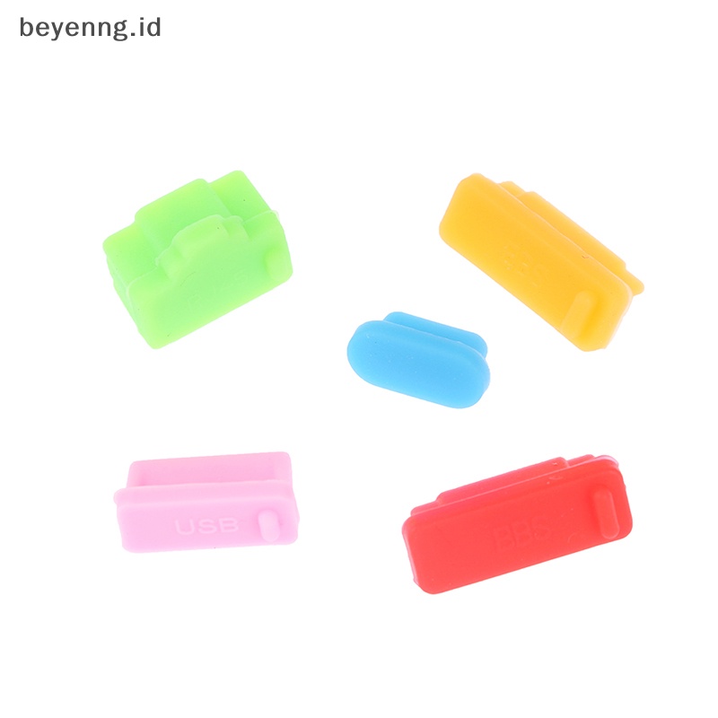 Beyen 16pcs/Set Colokan Debu Laptop Set USB Port VGA Karet Penutup Pelindung ID