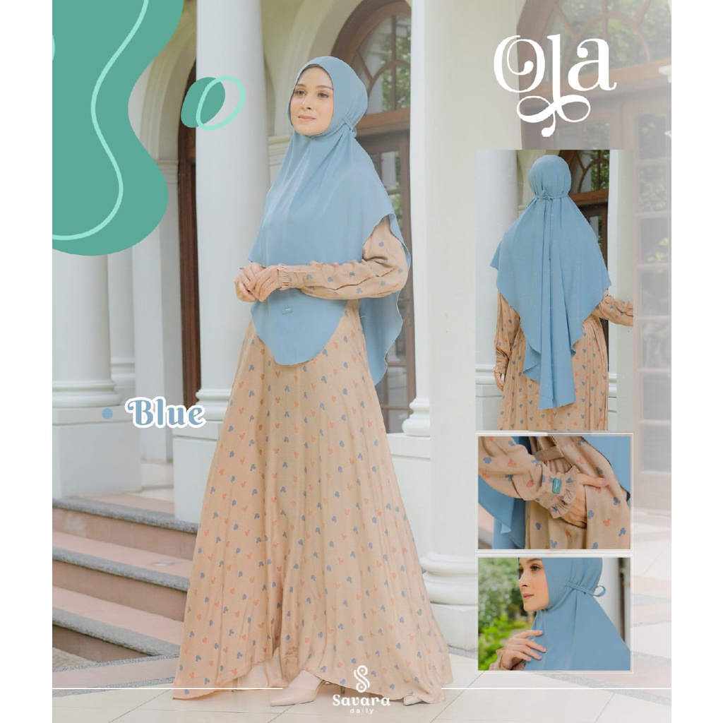 Dress Set Khimar Ola dress by Savara Daily