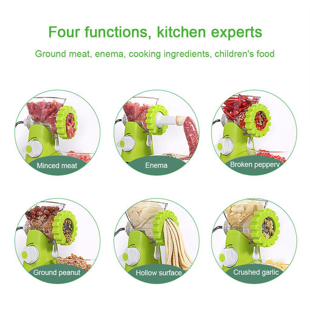 Penggiling Daging Manual Dapur Multifungsi Penggiling Sayur Mincer Grinder Pasta Maker