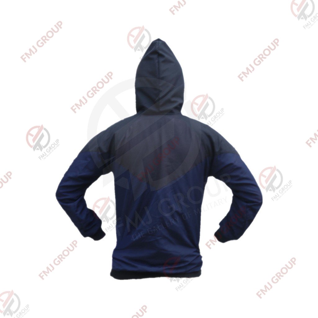 Cuci Gudang Jaket Hoodie Innohonk Bahan Despo Premium Warna Navy Kombinasi