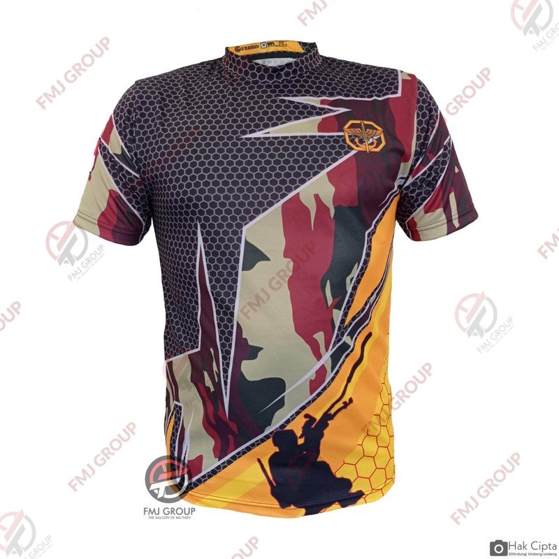 Kaos Dry Fit KOPASSUS / Kaos Jersey KOPASSUS Full Print - DryFit B1