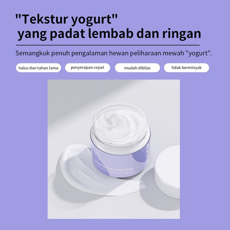 Masker Rambut-Rambut Mengkilap,Memperbaiki Rambut Rusak,wangi yang tahan lama,hair care