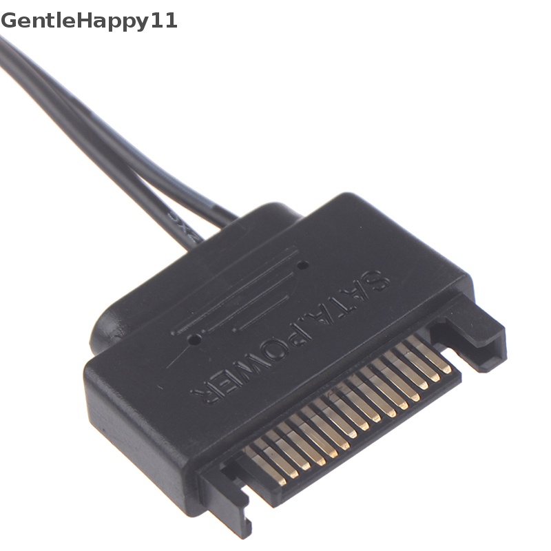 Gentlehappy 1Pc SATA Male to DC 5.5 * 2.1mm 12V power supply Kabel SATA Ke DC 20cm id