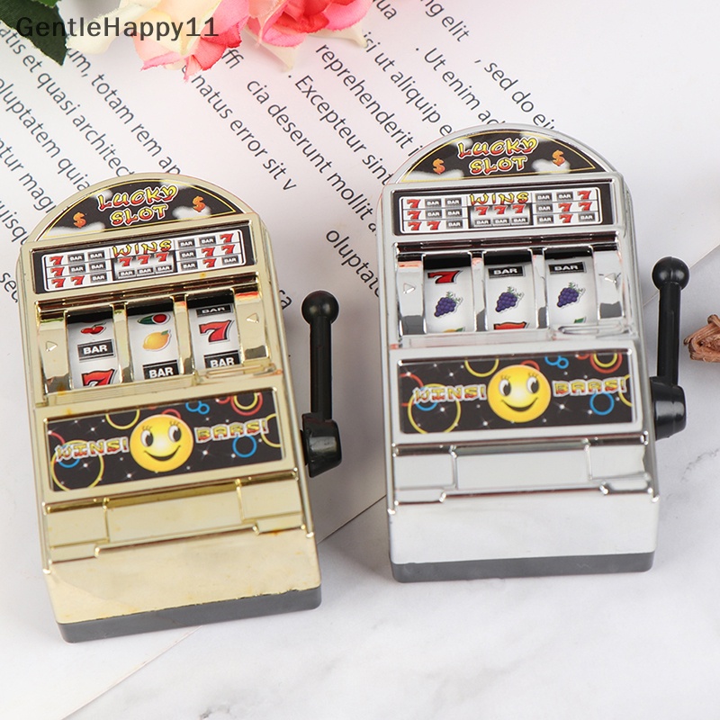Gentlehappy Lucu Mesin Game Buah Slot Mini Lucky Jackpot Mainan Antistress Hadiah id