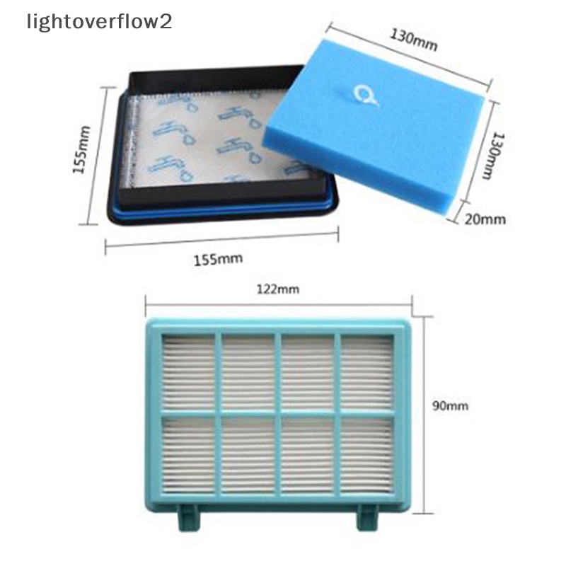 [lightoverflow2] Kit Filter Busa Motor Untuk Philips FC8010 FC9331 FC9332 Robot Vacuum Cleaner [ID]