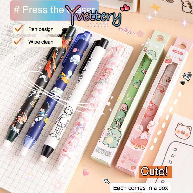 

❤️COD Menekan Jenis Pena Karet Penghapus Anak Karet Pena Tidak Ada Jejak Penghapus Alat Tulis Siswa-Yy