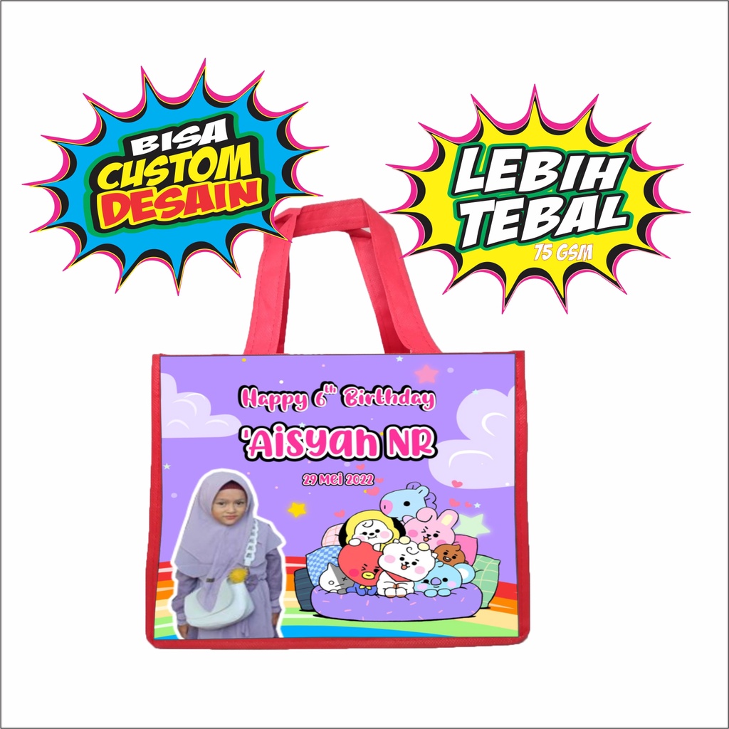 

BBG Tas Ultah / Tas Ulang Tahun / Goodie Bag tidak BISA BELI SATUAN