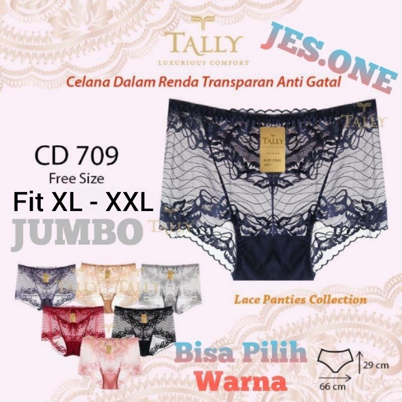 ini toko ts . sultan - sultan offcial yaow | Tally 709 CD Celana Dalam Renda Transparan Jumbo Bigsiz