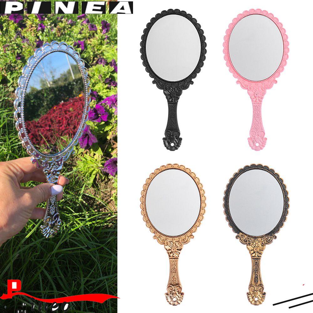 Cermin Genggam Nanas Panas Baru Standing Makeup Dresser Mirror Bentuk Oval