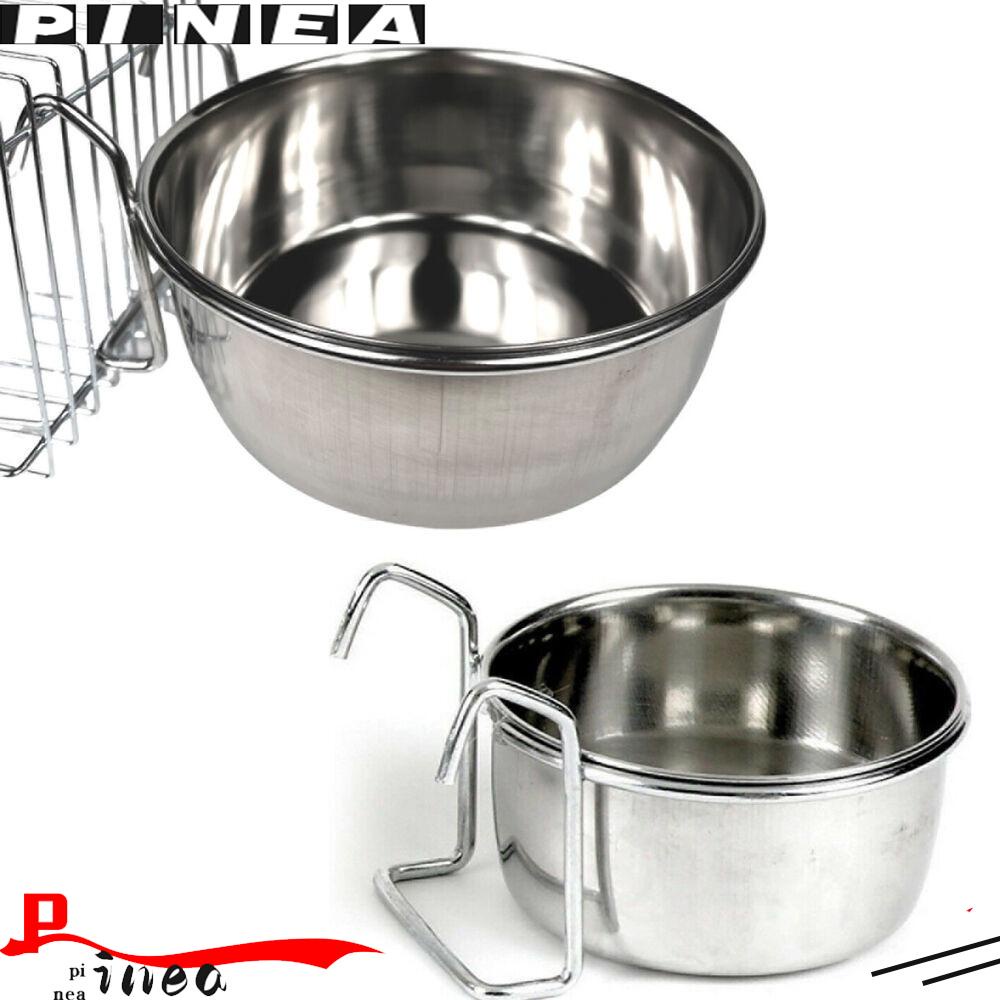 Mangkuk Anjing Stationary Nanas Tahan Lama Stainless Steel Puppy Cat Hanging Feeder Dish