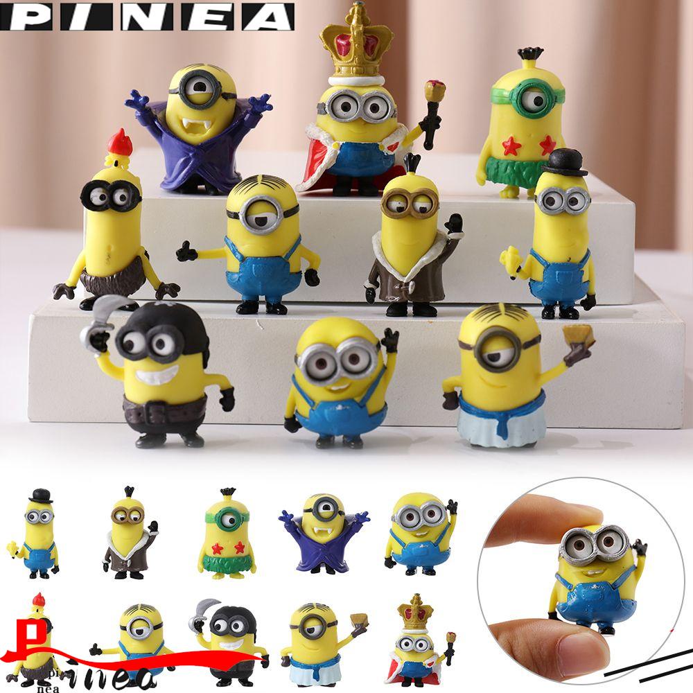 Nanas 10pcs/set Minions Ornaments Kado 3D Home Decor Anak Gru Agnes