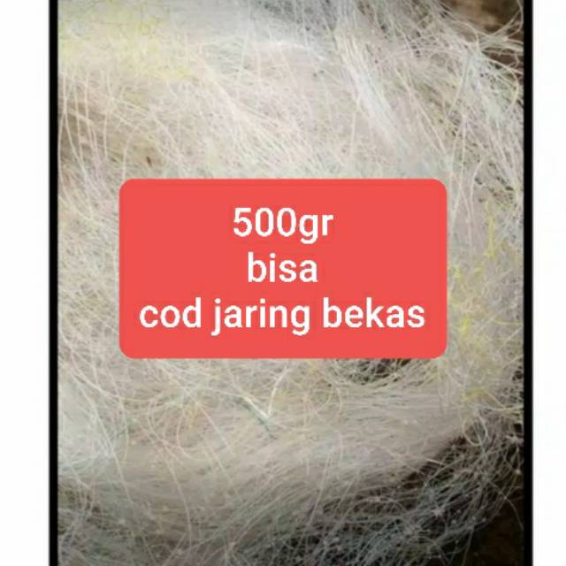 jaring bekas nelayan untuk media filter kolam ikan koi aquarium ikan hias jaring murah