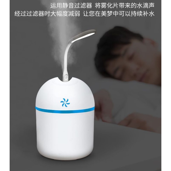 Humidifier 250ML Pengharum Pewangi Ruangan Essential Oil Diffuser Aroma Terapi Pengharum Ruangan Air Humidifier Aroma Essential Oil Diffuser Ultrasonik Usb 250ml Dengan Lampu Malam Led Untuk Rumah Mobil