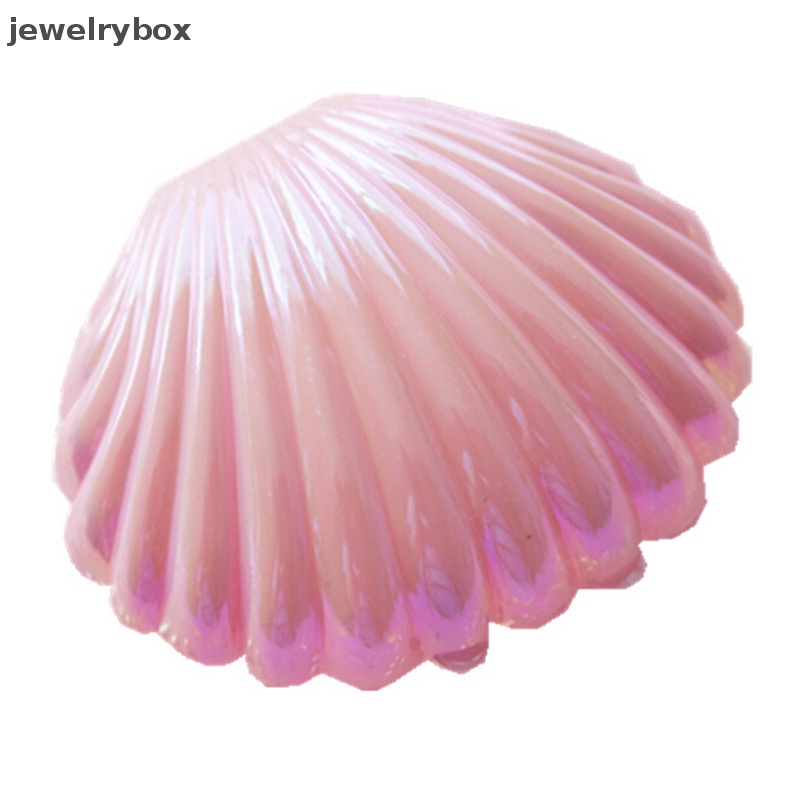 [jewelrybox] Shell Cincin Kalung Anting Penyimpanan Perhiasan Organizer Box Case Charm Hadiah Butik