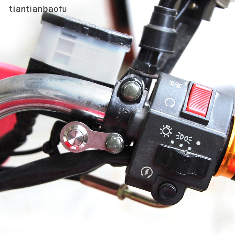 [tiantianbaofu] 12v Universal Stang Motor Reset Saklar Tombol Mesin ON-OFF Waterproof  Butik